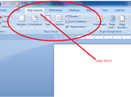 Page Layout क य ह प ज ओर ए ट शन क स उपय ग क य ज त ह