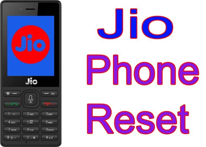 Jio Phone को Format 