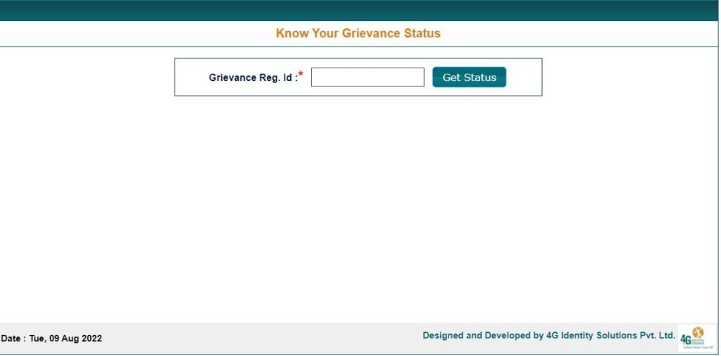 Check Grievance Status